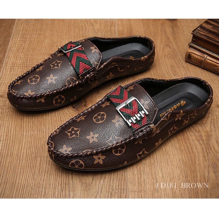 SEPATU PRIA MULES LOAFERS SHOES BAKA D181