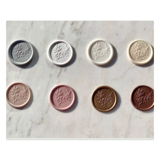 

Self-Adhesive Wax Seal -Botanical Wax Seal -Peel and Stick Floral Wax Seals