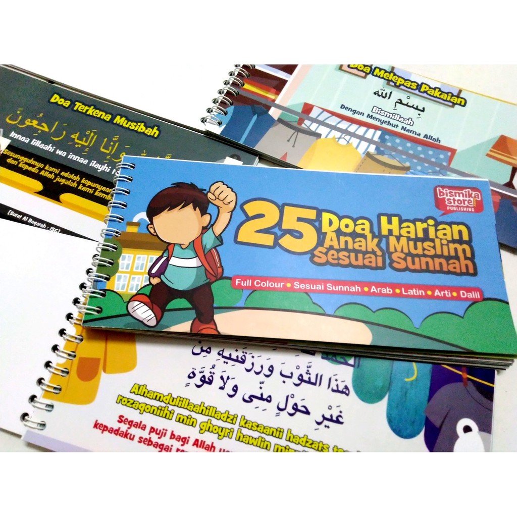 Buku Doa Harian Anak Muslim Sesuai Sunnah Buku Doa Anak Muslim Bismikastore