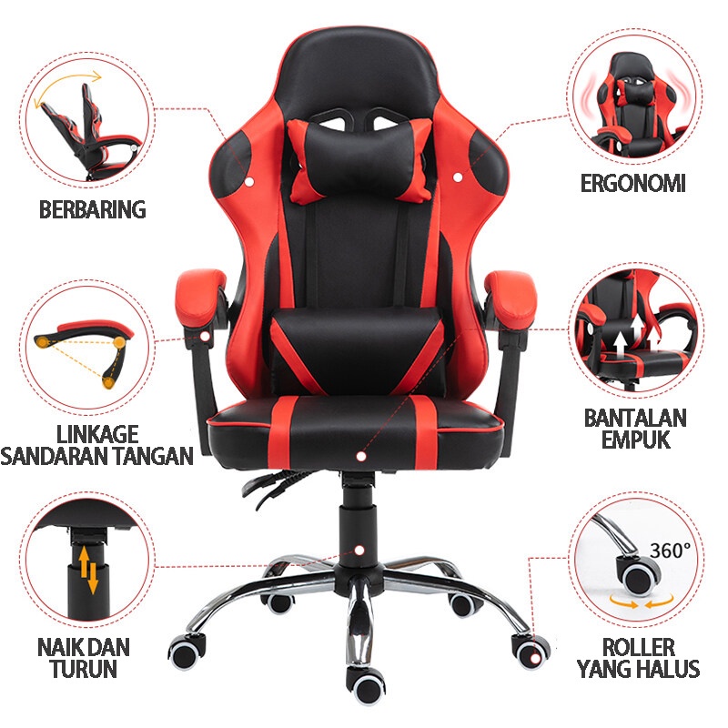 kursi kantor / kursi gaming / gaming chair / premium quality gaming / kursi gaming murah