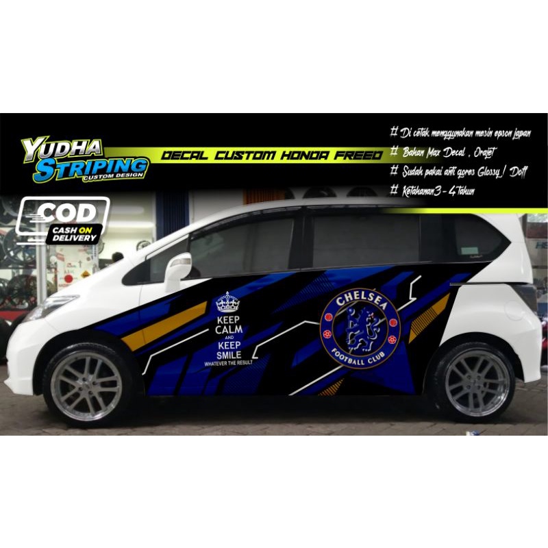 STICKER DECAL HONDA FREED / STICKER VARIASI HONDA FREED