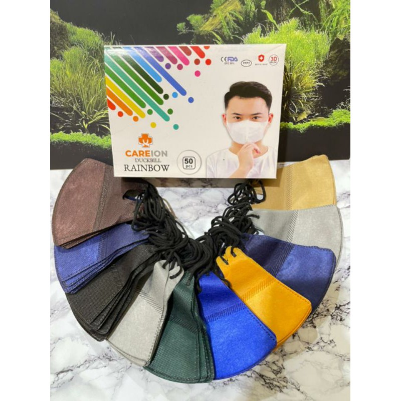 DUCKBILL CAREION RAINBOW COWOK 50 PCS