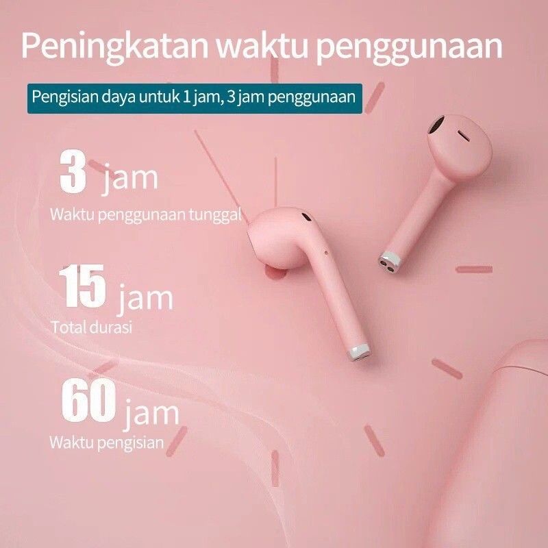 Terlaris !!! Inpods 12 Macaron Headset Bluetooth TWS Wireless Earphone