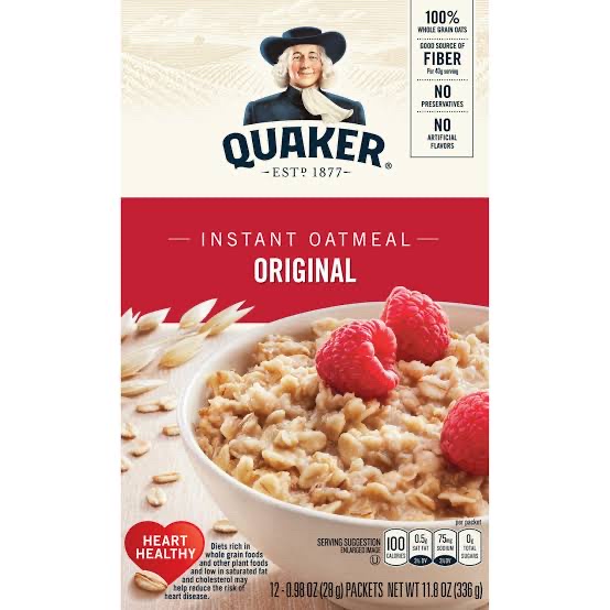 

Quaker Instant Oatmeal Original 336gr - From Usa