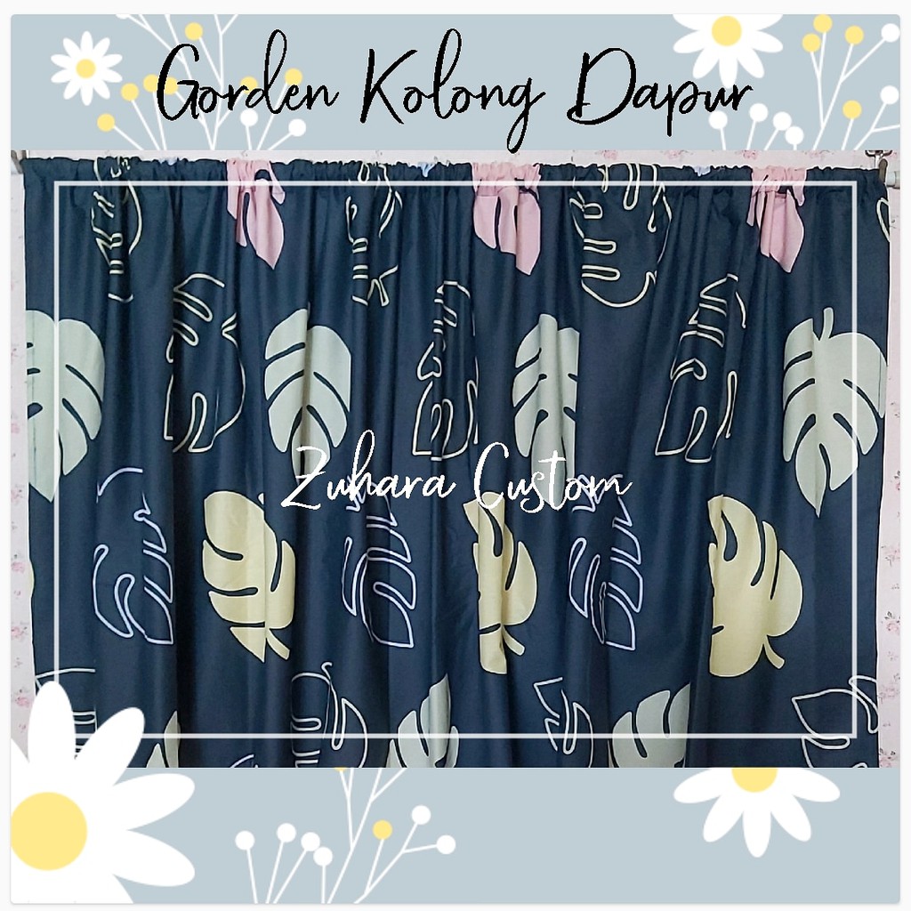 gorden kolong dapur / gorden meja dapur / gorden kolong / gorden shabby / gorden meja kompor / gorde