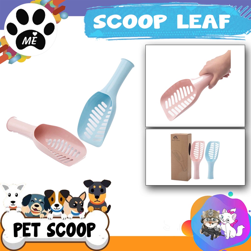 Pet Scoop &quot;LEAF&quot; Serokan Pasir Kucing