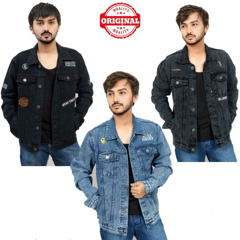 JAKET JEANS DENIM DISTRO CLOTHING BULLSHIRT ORIGINAL