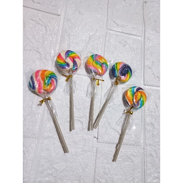 

lolly pop candy/permen lolly bulat isi 3