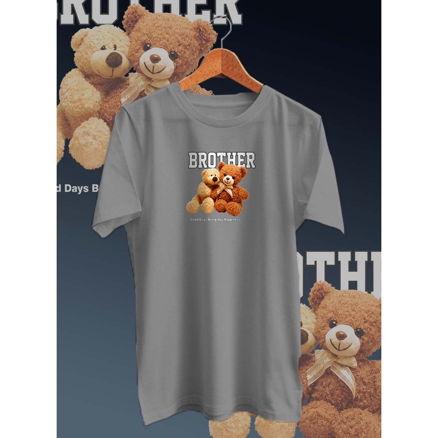 BAJU KAOS DISTRO PRIA DIGITAL PRINT BEAR BROTHER
