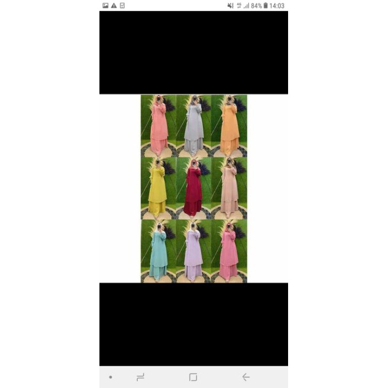 gamis malaysia polos