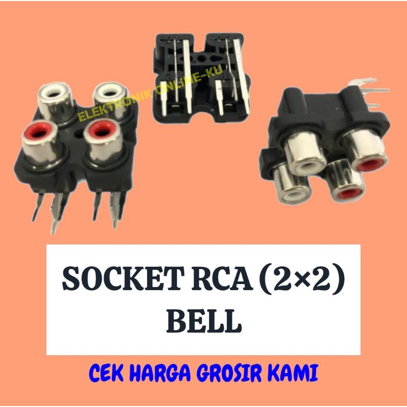 SOCKET RCA 2×2 BELL