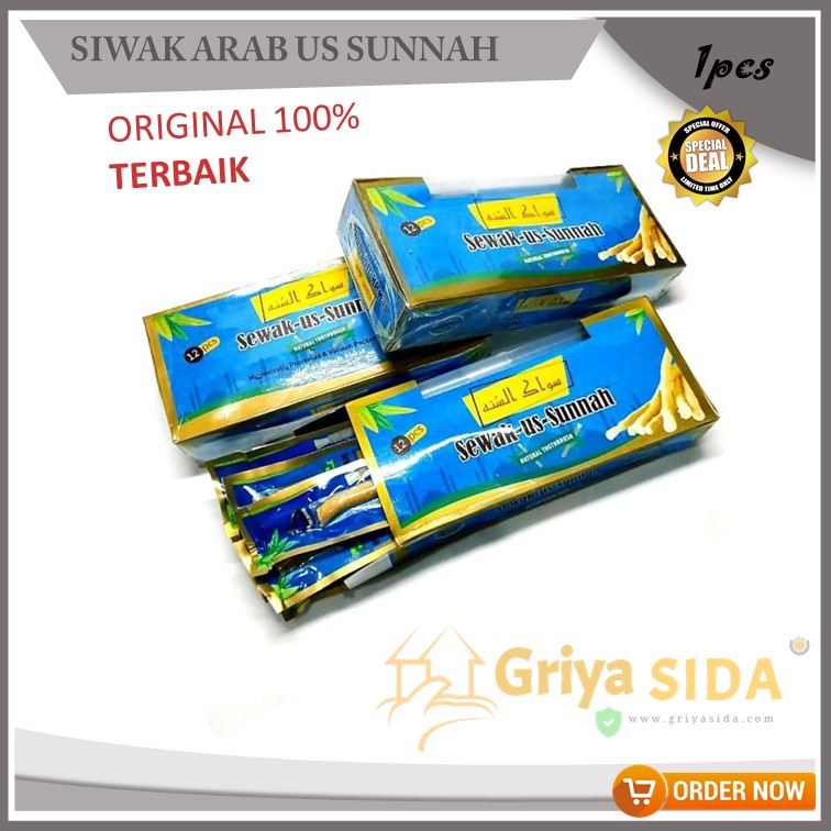 Siwak Us sunnah ussunnah 1box SIWAK MISWAK siwak kecil harga grosir FREE HOLDER