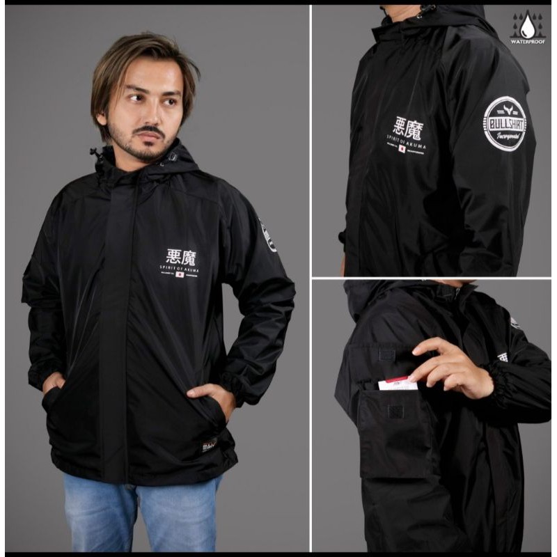 jaket hoodie teslan distro bullshirt original brand
