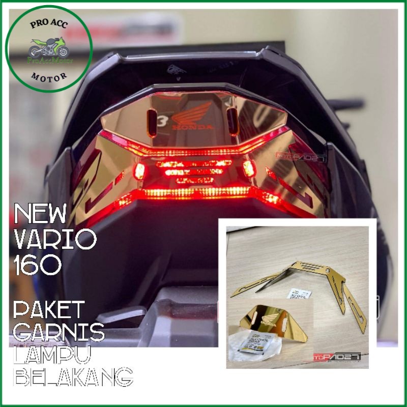 paket garnis garnish lampu belakang NEW VARIO 160 2 item motopad27