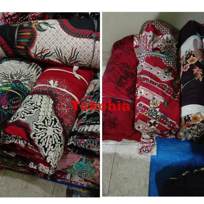 4U24 Celana Kulot Pendek Katun Dewasa Celana Kulot Motif Bunga Jumbo M254