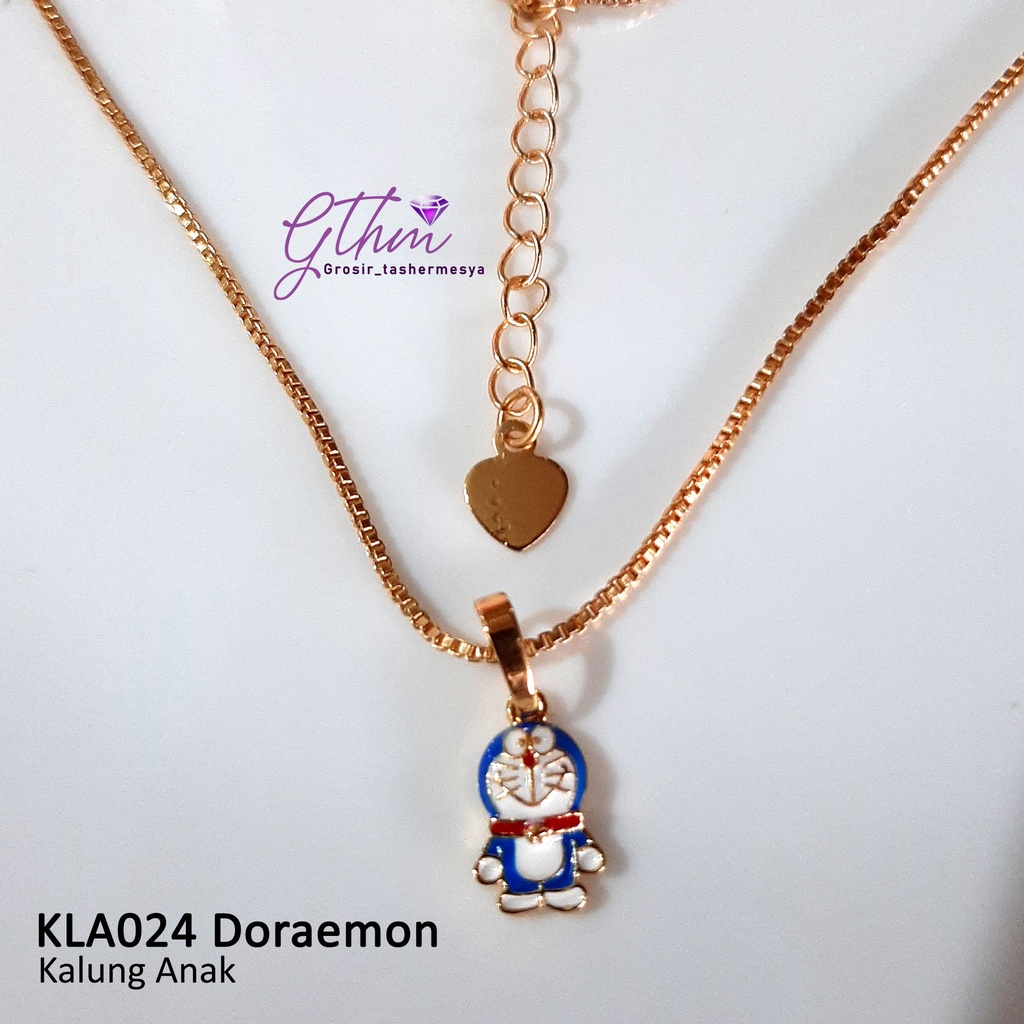 Kalung Anak Doraemon Perhiasan Fashion Import Anti Karat Cocok dipakai sehari-hari kla024 gthm