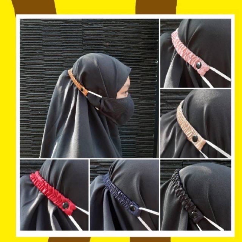 [Checkout Rp1000] Konektor Masker Hijab/Pengait Tali Masker