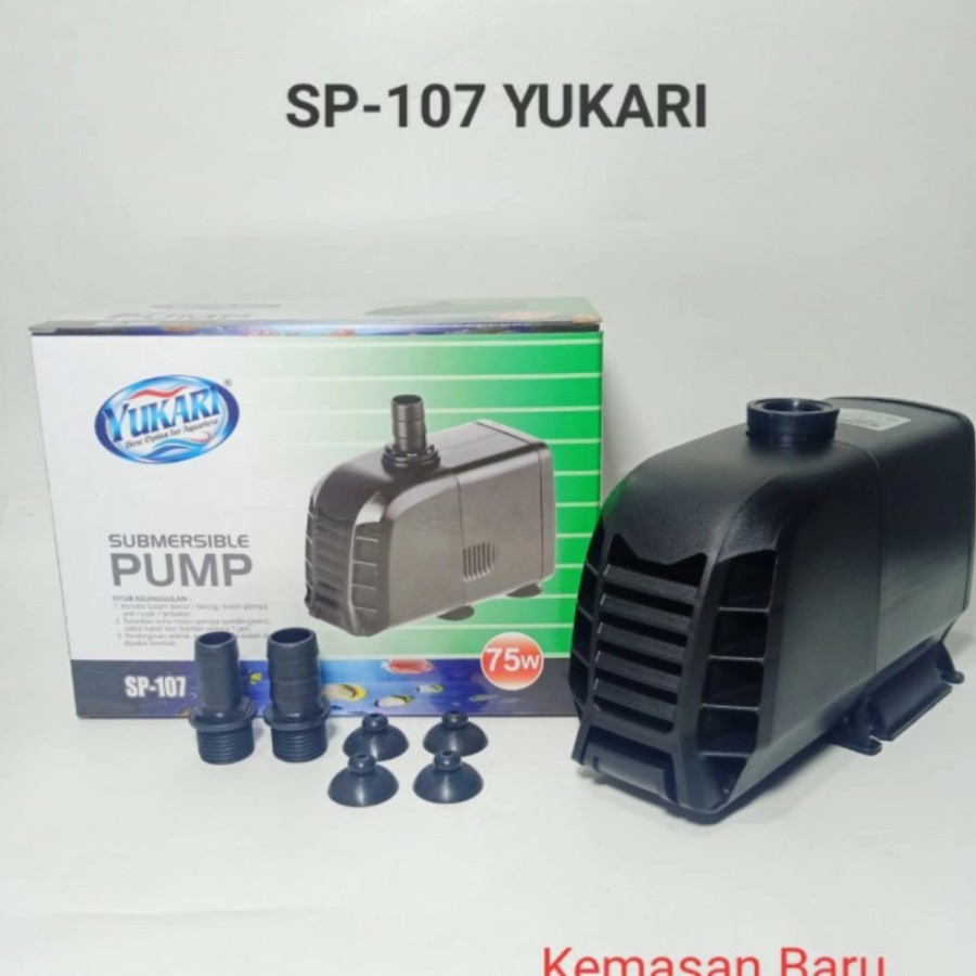 Yukari sp 107 pompa aquarium kolam low watt