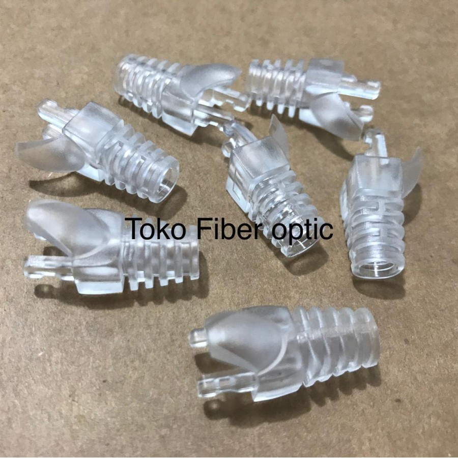 plug boot rj45 transparan /plug boot belden cat6/plug boot rj45 isi 50