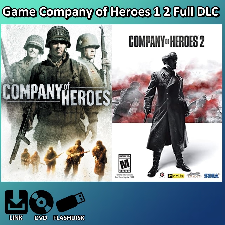 Company of Heroes 1 2 Full DLC Game untuk PC Laptop