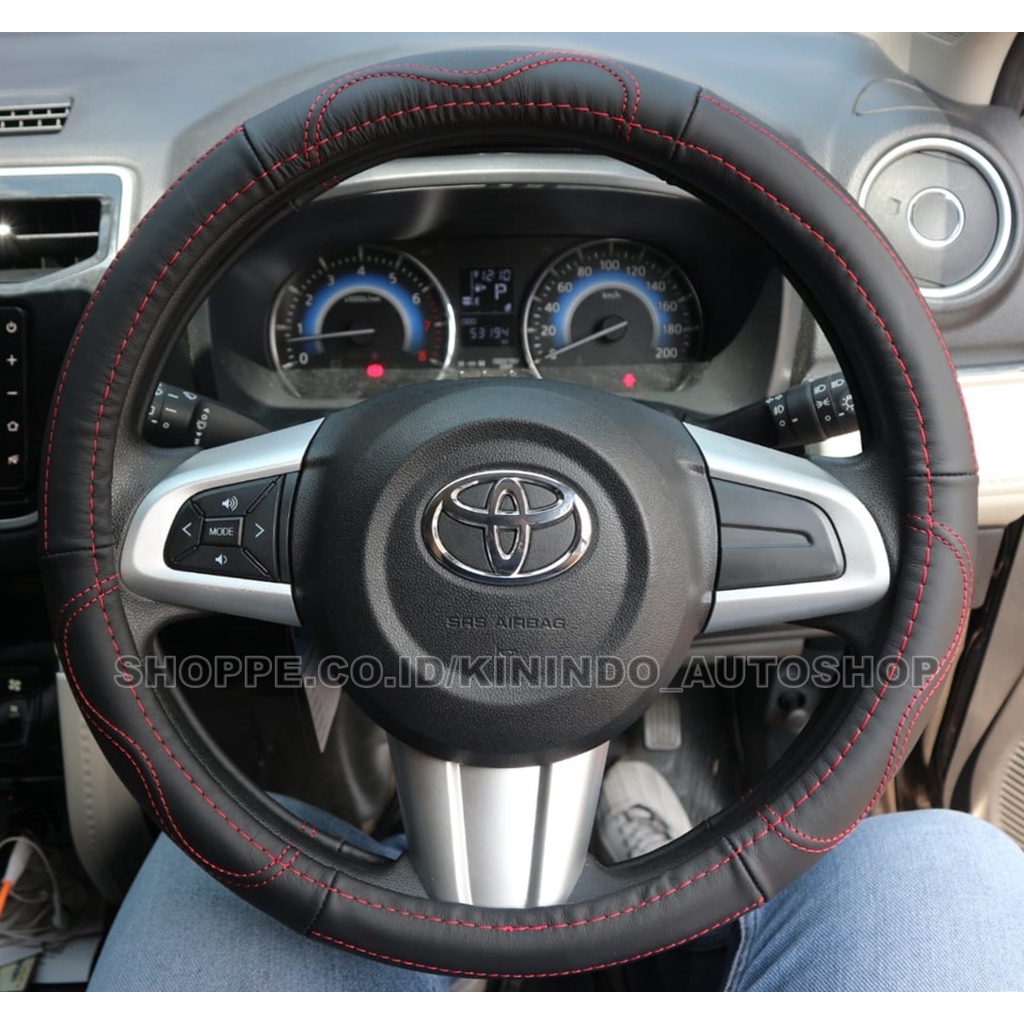 Tahan Lama Sarung Stir / Cover Stir Kulit Asli I-Precision Toyota Innova Reborn