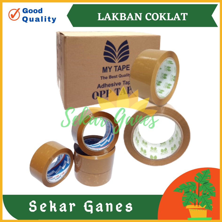 Lakban Coklat 90 Yard 45 Mm Lakban Besar St Morita Murah