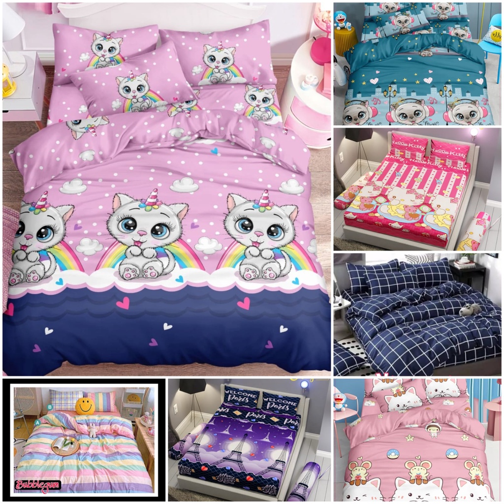 SPREI KARAKTER UK 120X200 &amp; SPREI KARAKTER UK 180X200 BAHAN KATUN HALUS