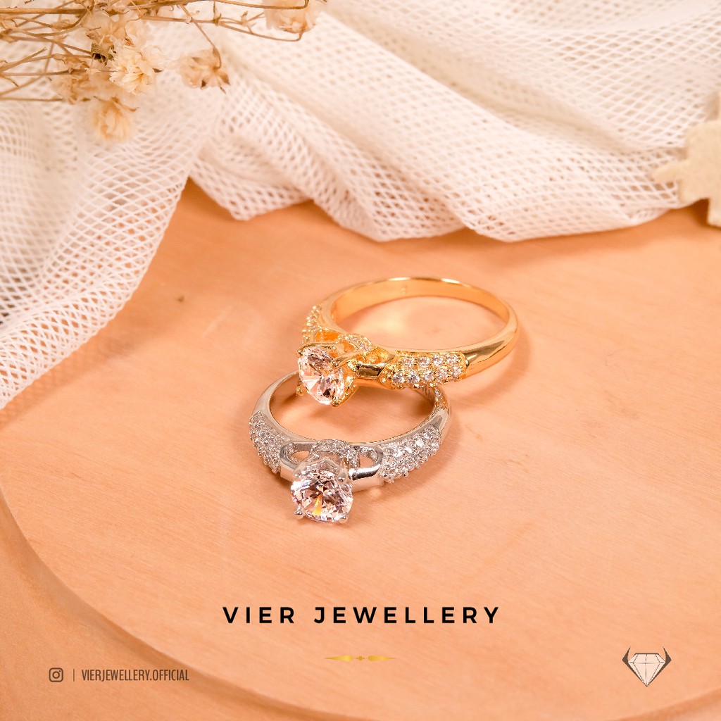 Vier Jewellery Wynn Edition Ring 3999 , cincin replika berlian crystal zirconia