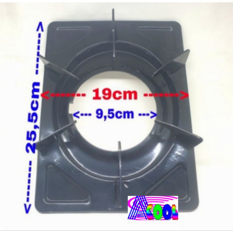 Tatakan Quantum kaki 6 LUBANG KECIL Kompor Gas/Tungku Dudukan Nampan