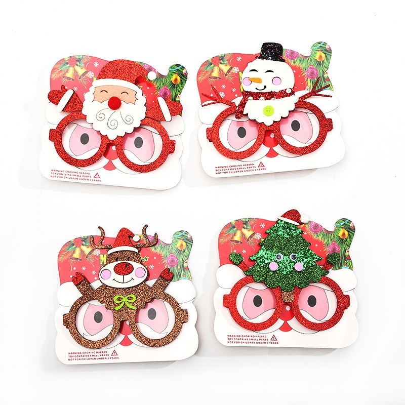 Kacamata Natal Christmas Costume Santa Konstum Kado Souvenir Natal