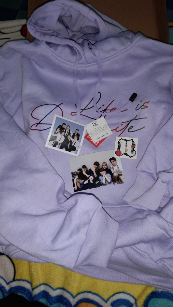 (ready) Hoodie Dynamite Ungu Muda (baca Desk!)