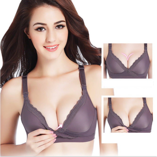 B07 Bra menyusui / nursing bra import warna glossy