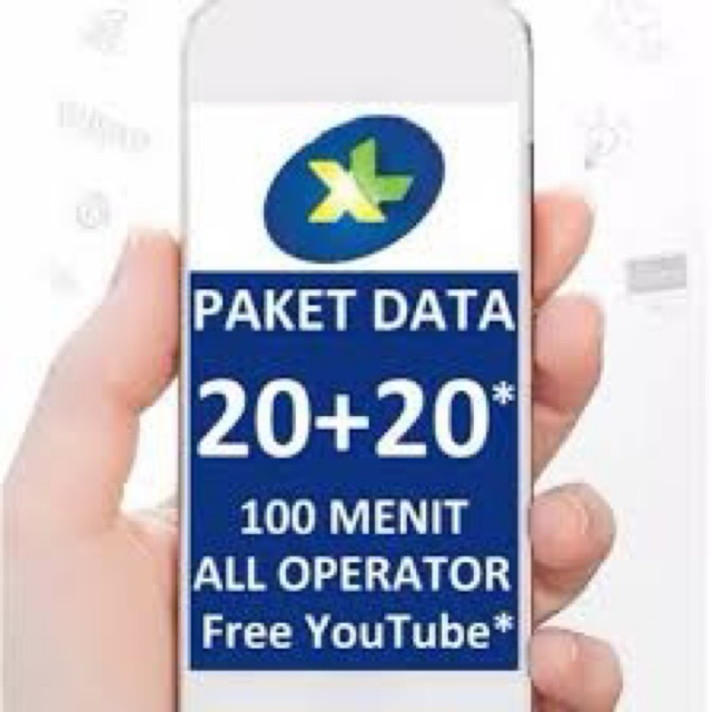 PAKET DATA XL XTRA COMBO 20GB + 120GB YOUTUBE