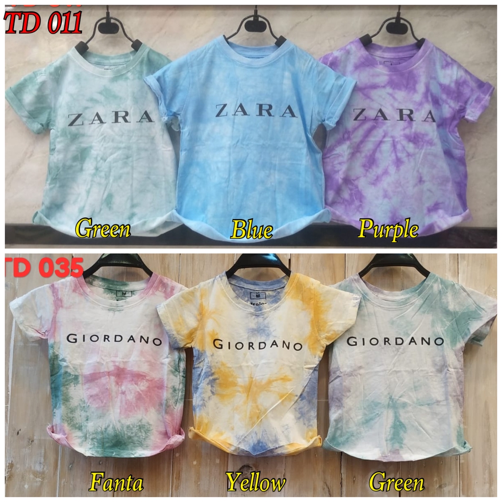 KAOS TIE DYE TUMBLR ANAK / ATASAN ANAK BRANDED PART 2