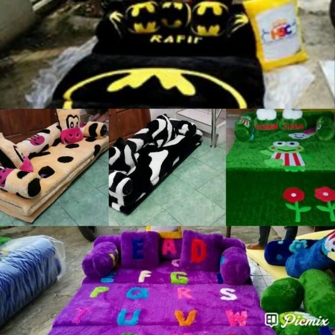 SOFA BED KARAKTER / SOFA BED LIPAT BISA REQUEST MOTIF ATAU KARAKTER DFGD847DE