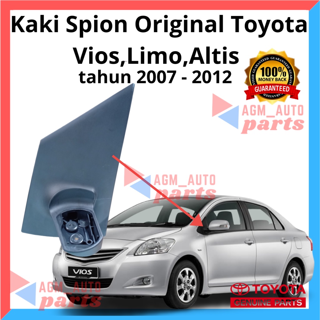 Kaki Spion Toyota Vios Atau Vios Limo 2007 - 2012/Dudukan Spion Vios /Kaki Spion Toyota vios