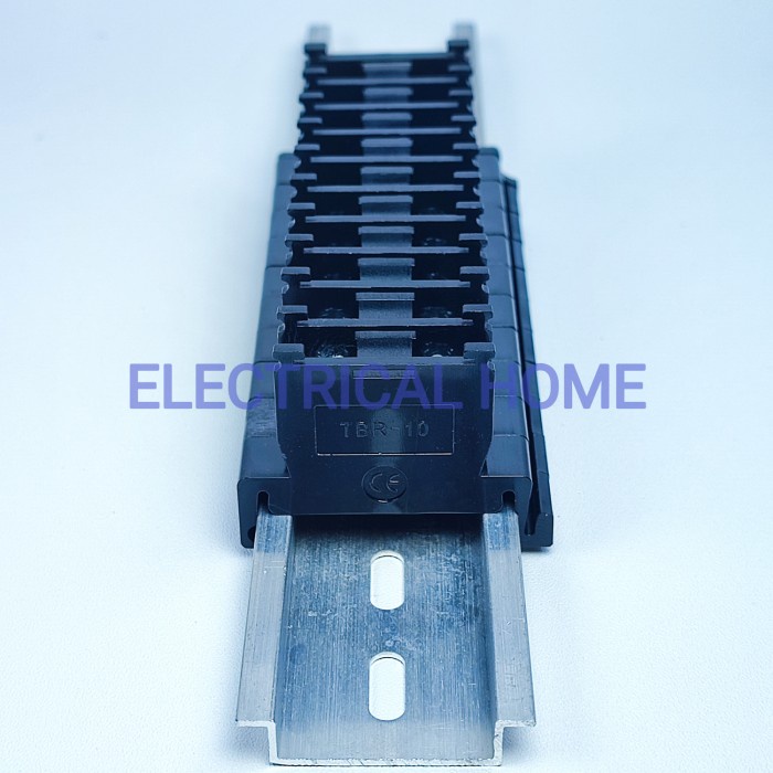 TERMINAL BLOCK TBR 10A DIN RAIL.