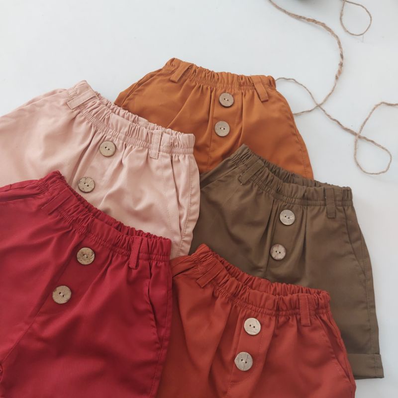 KIDFUNkids | BUTTON pants | Celana pendek kancing Anak