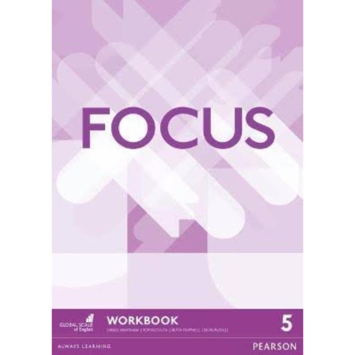 Focus 5 English Pearson Book - WORK BOOK