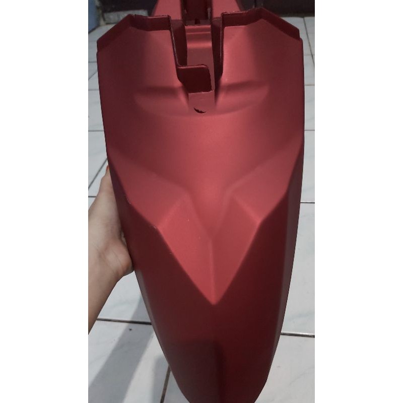 Spakbor depan mio m3 merah doff/selebor mio m3 /  front fender mio m3 doff dof