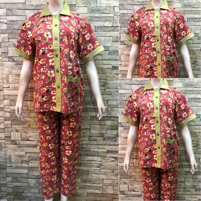 CP FOREVER MAMA SIZE | BAJU TIDUR | PIYAMA | COD-888 Peach