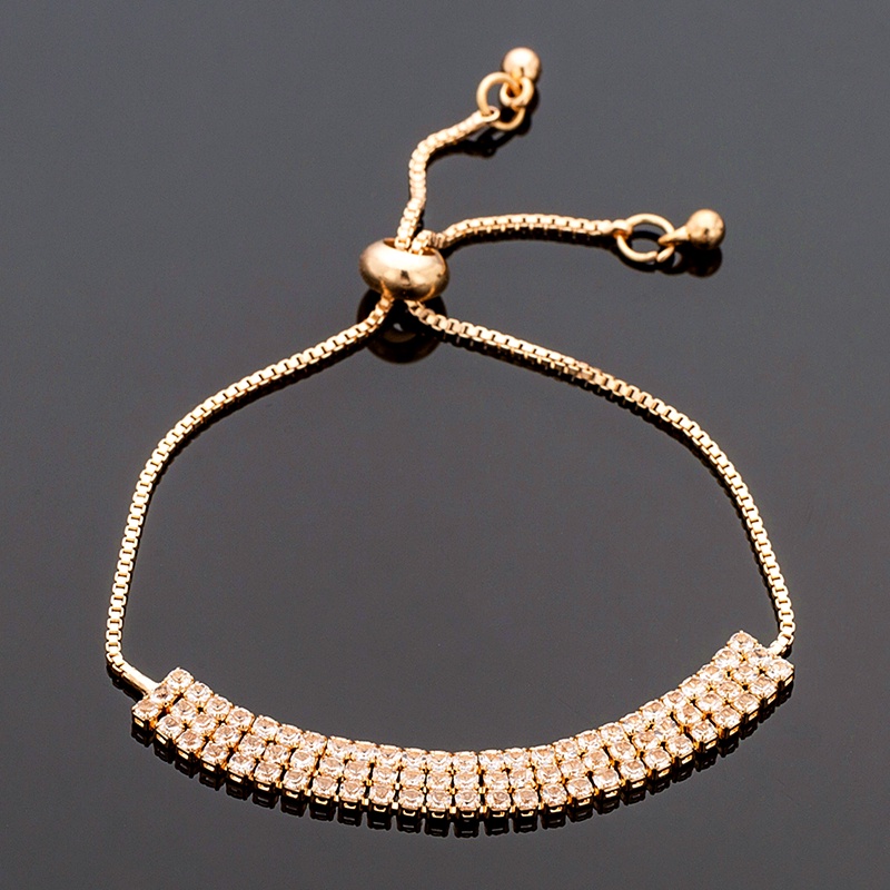 Gelang Titanium Wanita Anti Karat Kristal Bunga Kupu Desain Ins Korea Bangle Perhiasan Aksesoris-#9