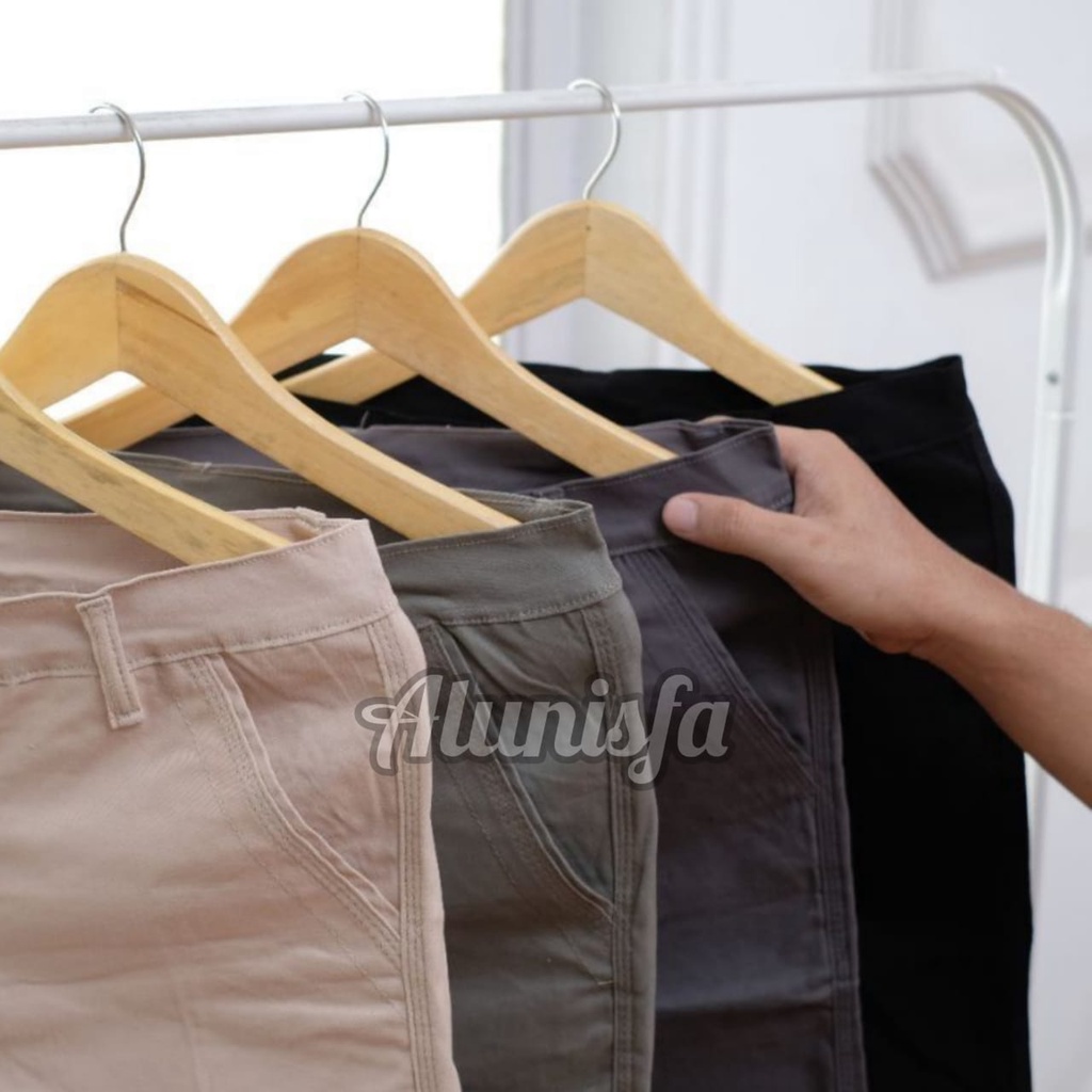 CELANA PENDEK PRIA DEWASA | MODEL CHINOS | KAIN DRILL