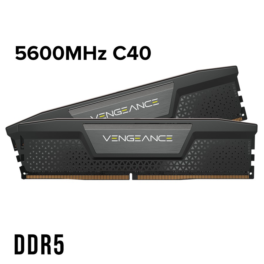 CORSAIR VENGEANCE 64GB (2x32GB) DDR5 DRAM 5600MHz C40 Memory Kit