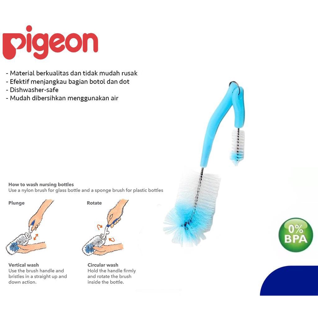 Pigeon Sikat Botol Nylon BASIC