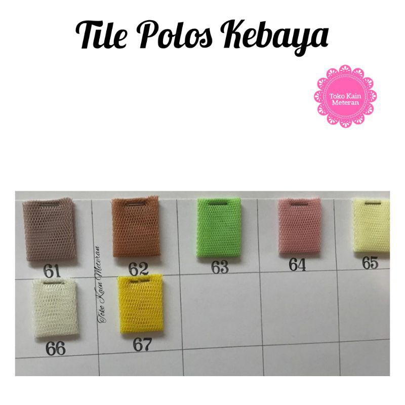 KAIN TILE TULLE POLOS HALUS PREMIUM