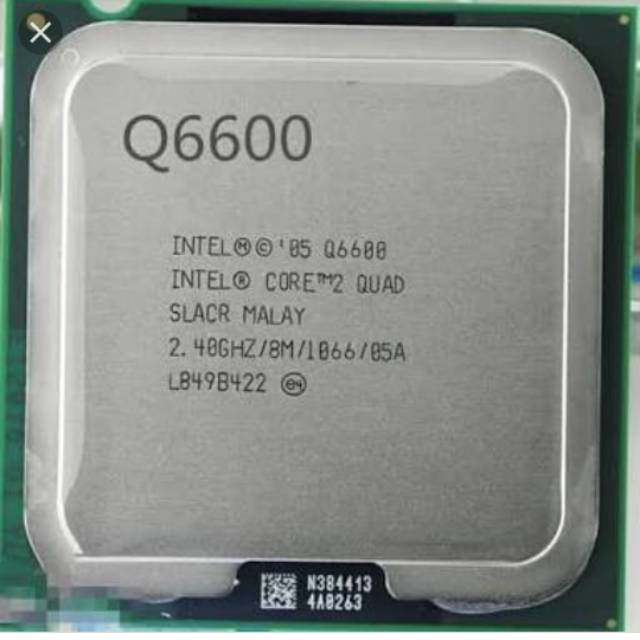 Prosesor lga 775 core 2 quad quadcore Q6600 2.40ghz