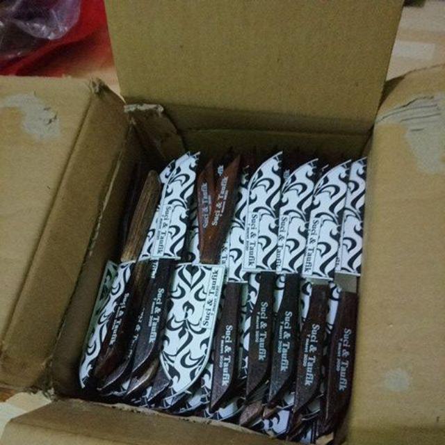 Souvenir Pisau Dapur Plus Sarung Pisau