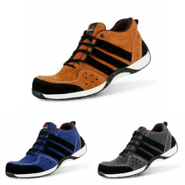[COD] SEPATU ADIDAS PRIA FELIX - SEPATU BOOT PRIA BAHAN SUED BUK SAFETY LOWBOOTS GAYA PRIA KEKINIAN