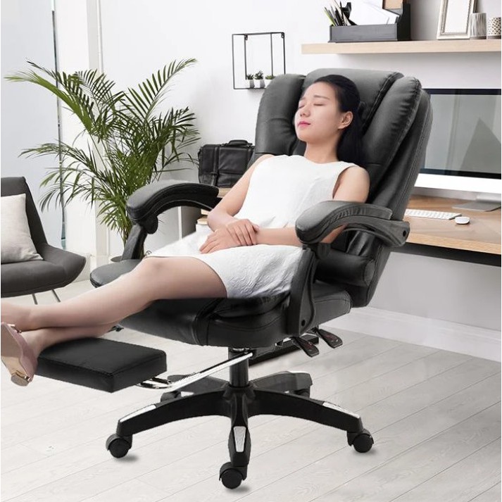 High Back Recliner Ergonomic Executive Office Chair / Kursi Kantor nagamas